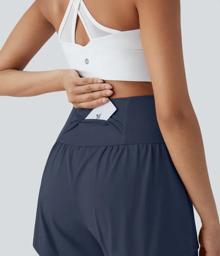 SoftlyZero Airy med extra hög midja 2-i-1 InstantCool yogashorts 5&