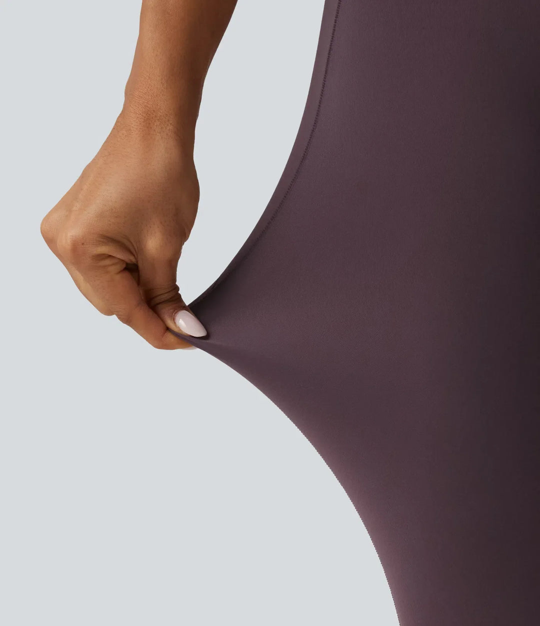SoftlyZero med hög midja omlott kontrastspets yogaleggings med fickor