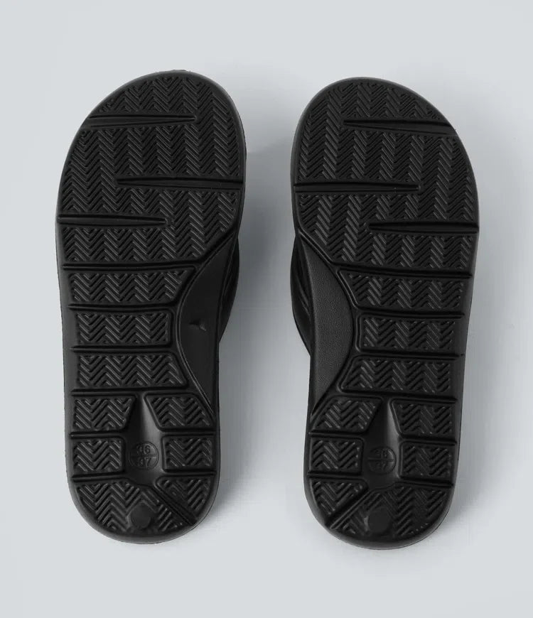 Enfärgad flip-flops