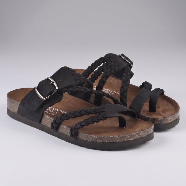 MARLBOROUGH FLÄTADE KORK SANDALER