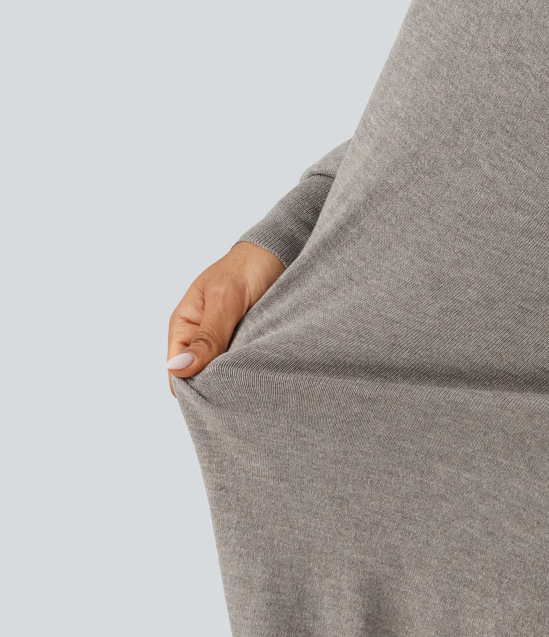 Långärmad öppen front arbetscardigan