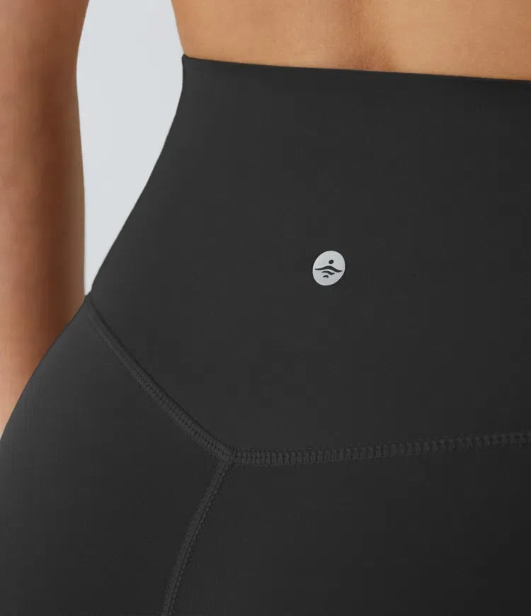 Halara UltraSculpt med hög midja, magkontroll och ficka formande träning capri leggings