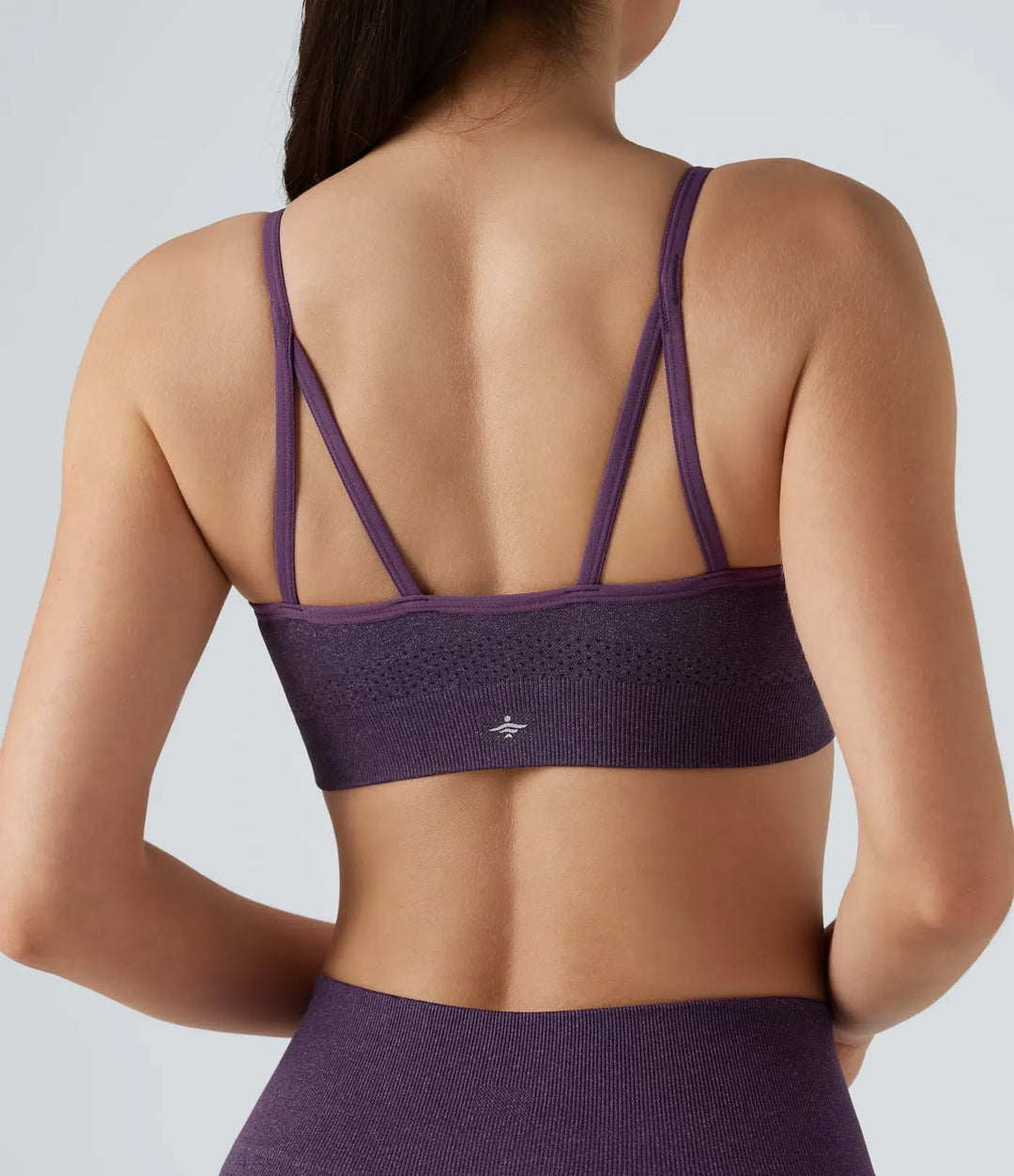OneForm sömlös följsam lätt stöd U-ringning sport-bh för yoga