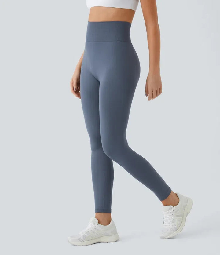 OneForm sömlös följsam med hög midja rynklad enfärgad leggings