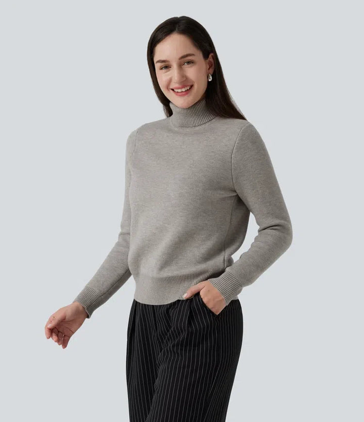 Hög hals långärmad arbetströja