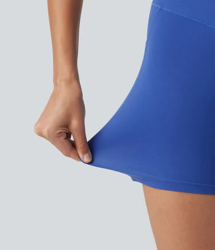 SoftlyZero med hög midja omlott yoga cykelshorts 5&