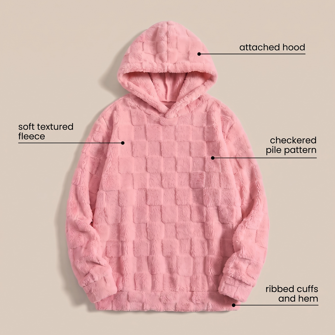 ARABELLA MYSIGT MÖNSTERT HOODIE