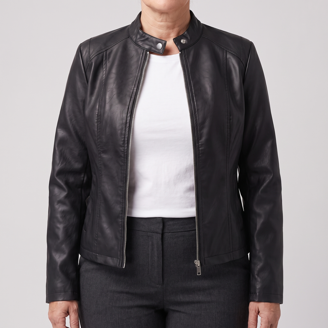 ODETTE BESKRIVEN SKINNJACKA