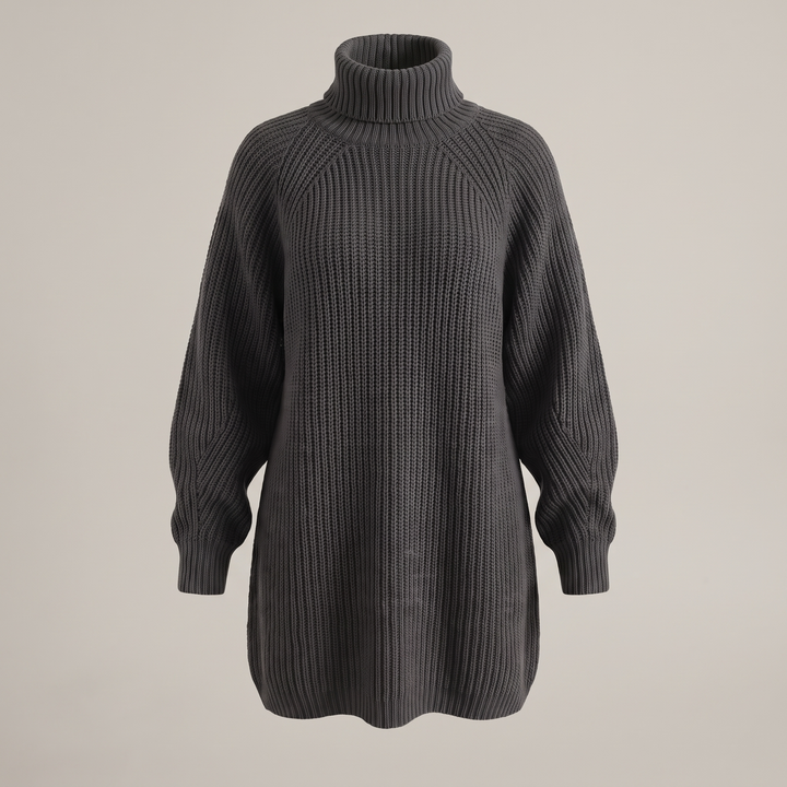 FLORIANA MYSIGT ROLL-NECK-KLÄNNING