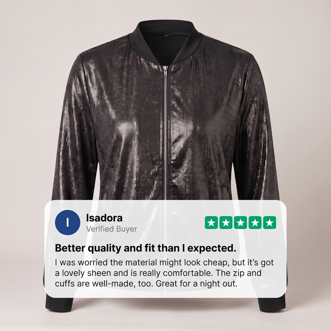 ISADORA GLITTERÄRMAD JACKA