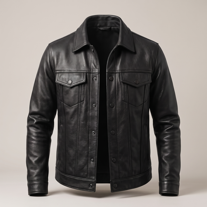 SIGNATURE LÄDER RIDERJACKA