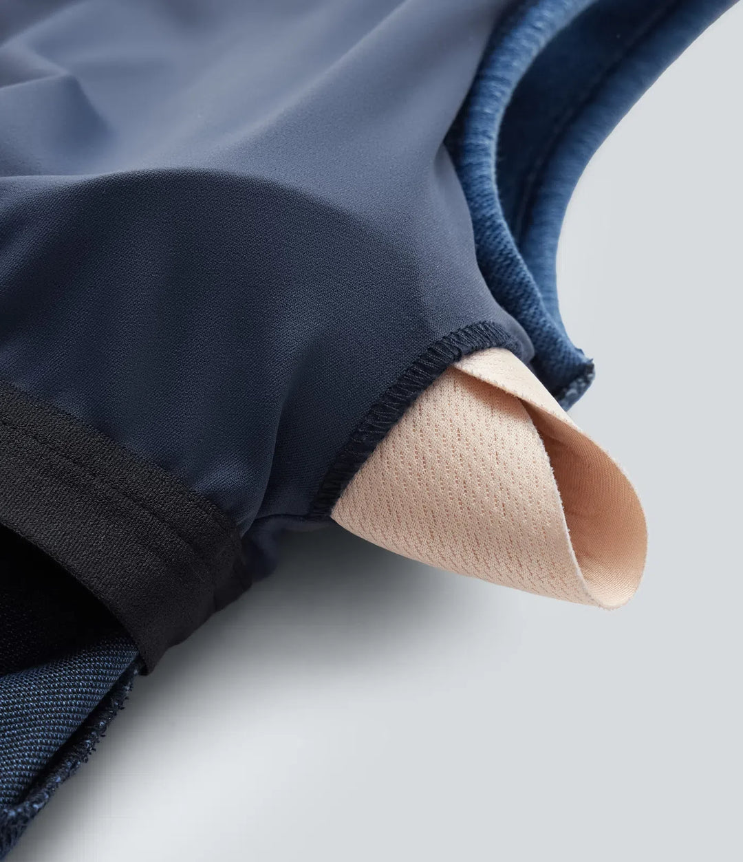 Lyckera Flex inbyggd BH denim vardaglig jumpsuit med fickor-Easy Peezy Edition