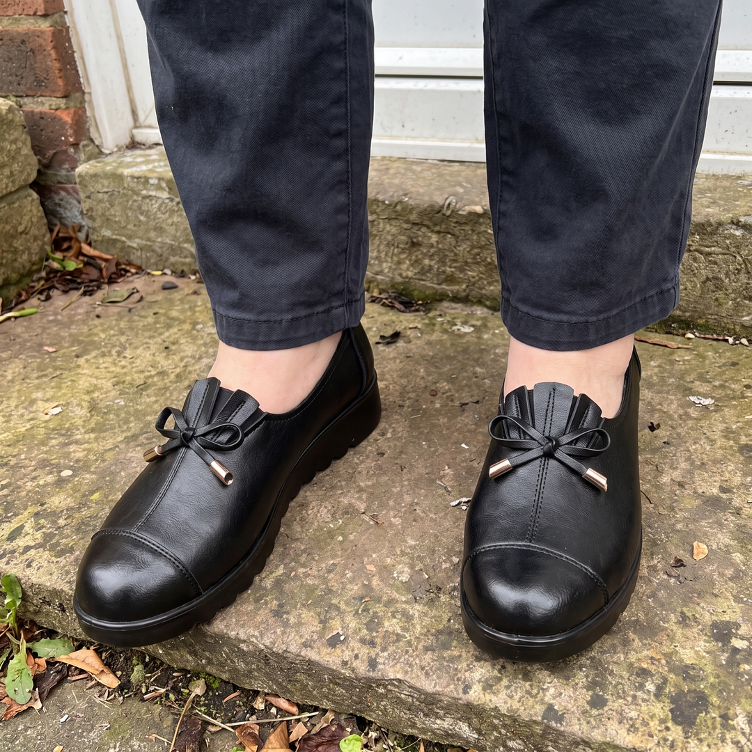 ELEGANTA KOMFORTLOAFERS I LÄDER