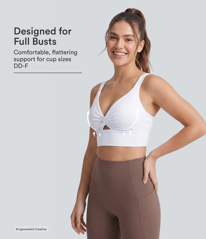 Halara UltraSculpt lätt stöd push-up sport-bh för yoga DD-F kupor
