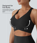 Lyckera UltraSculpt lätt stöd V-ringad racerback löpning sport-BH DD-F-kupor