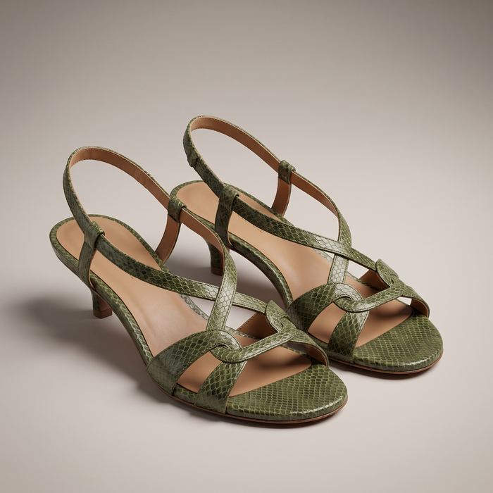 ELEGANTA KOMFORTSANDALER MED ORMEFFEKT