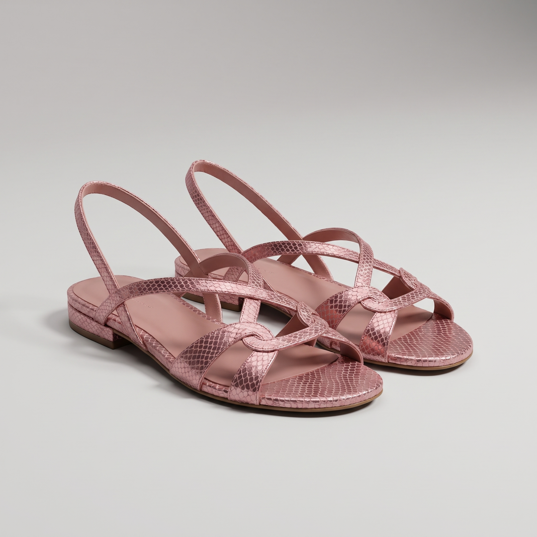 ELEGANTA KOMFORTSANDALER MED ORMEFFEKT