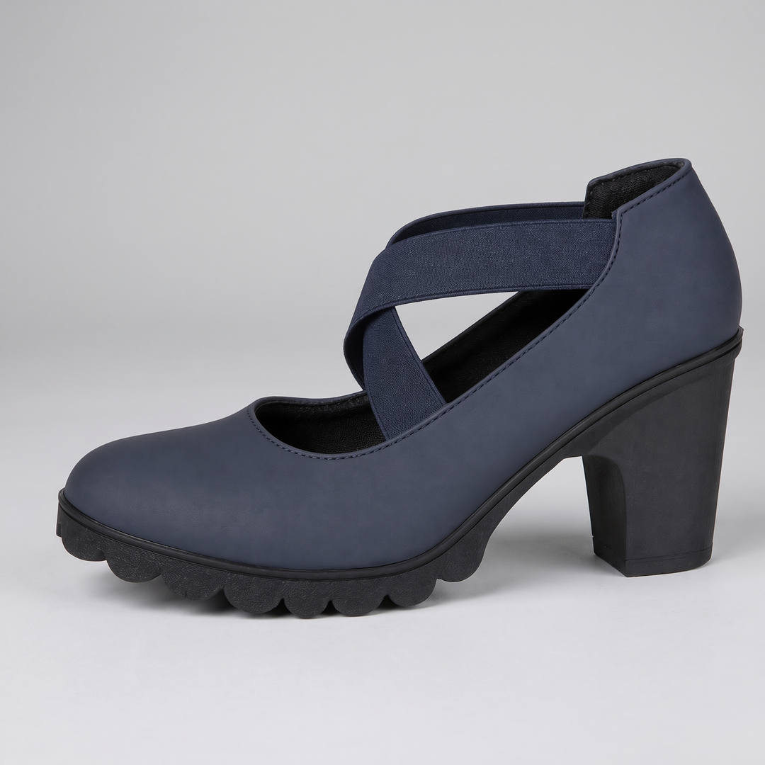 ELEGANTA KOMFORTSKOR MED BLOCKKLACK