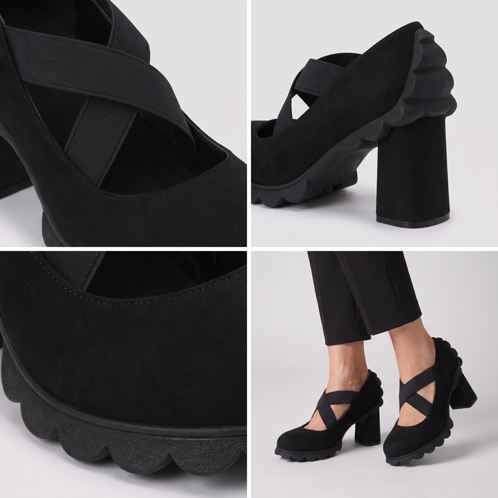 ELEGANTA KOMFORTSKOR MED BLOCKKLACK