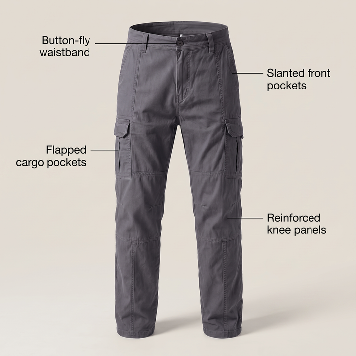 PREMIUM BOMULL UTILITY BYXOR