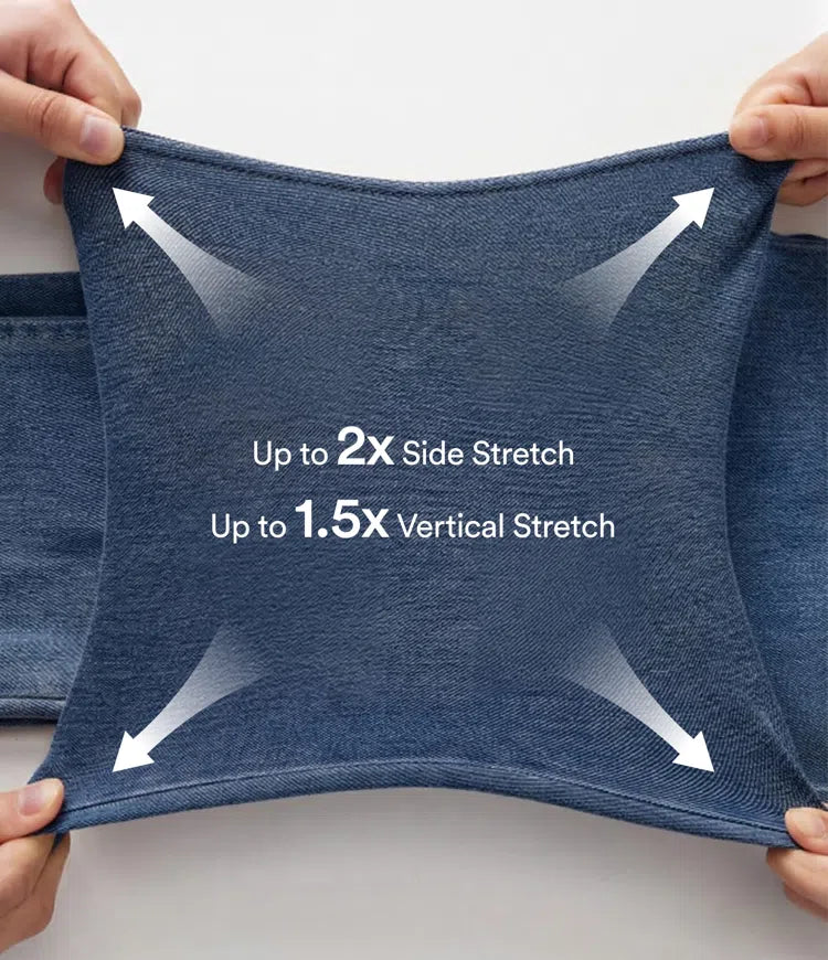 Lyckera Flex högmidjad ficka denim vardagsleggings
