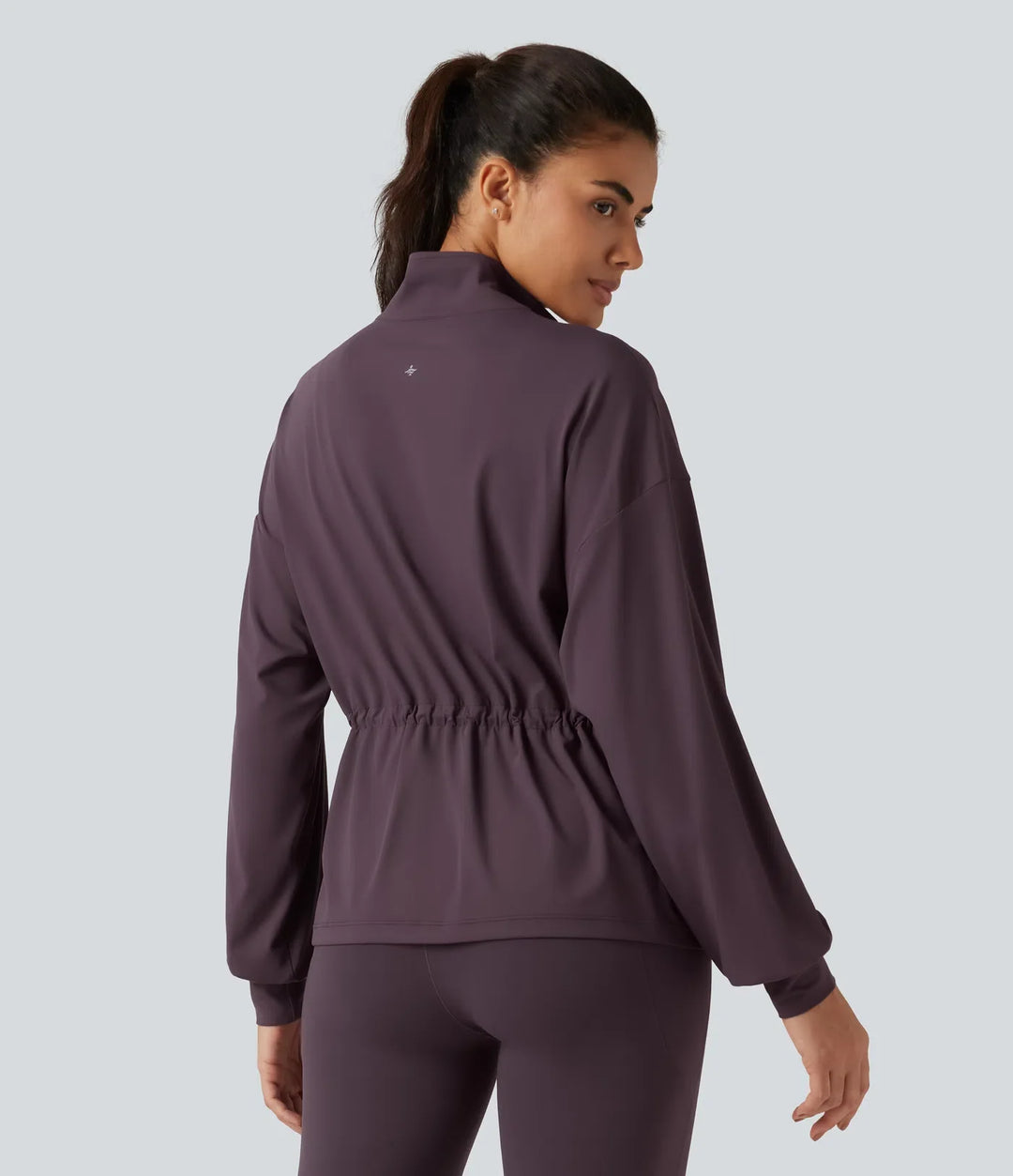 SoftlyZero hög hals långärmad yogajacka