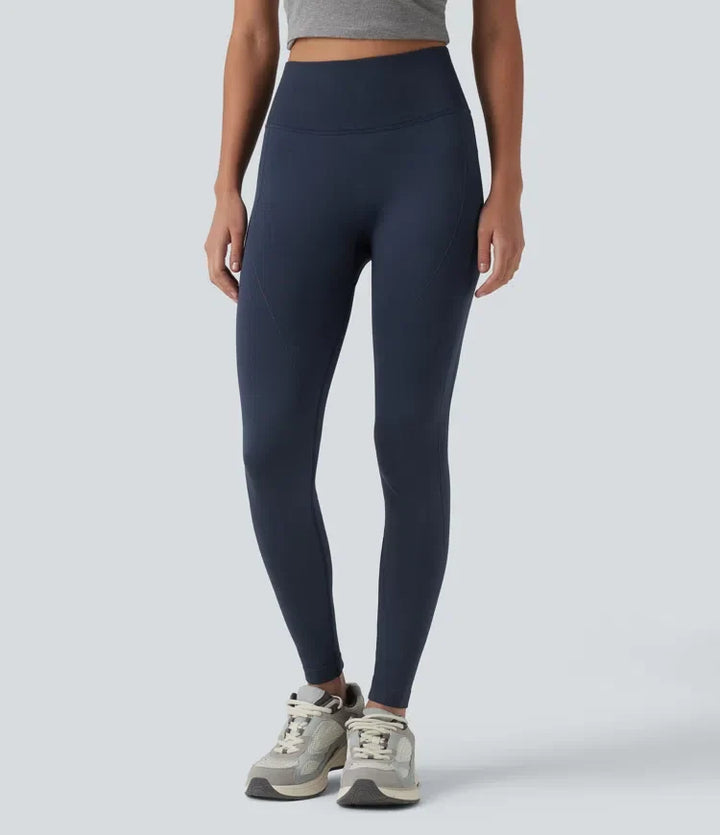 OneForm sömlös flow högmidjad magkontroll rumplyftande yogaleggings