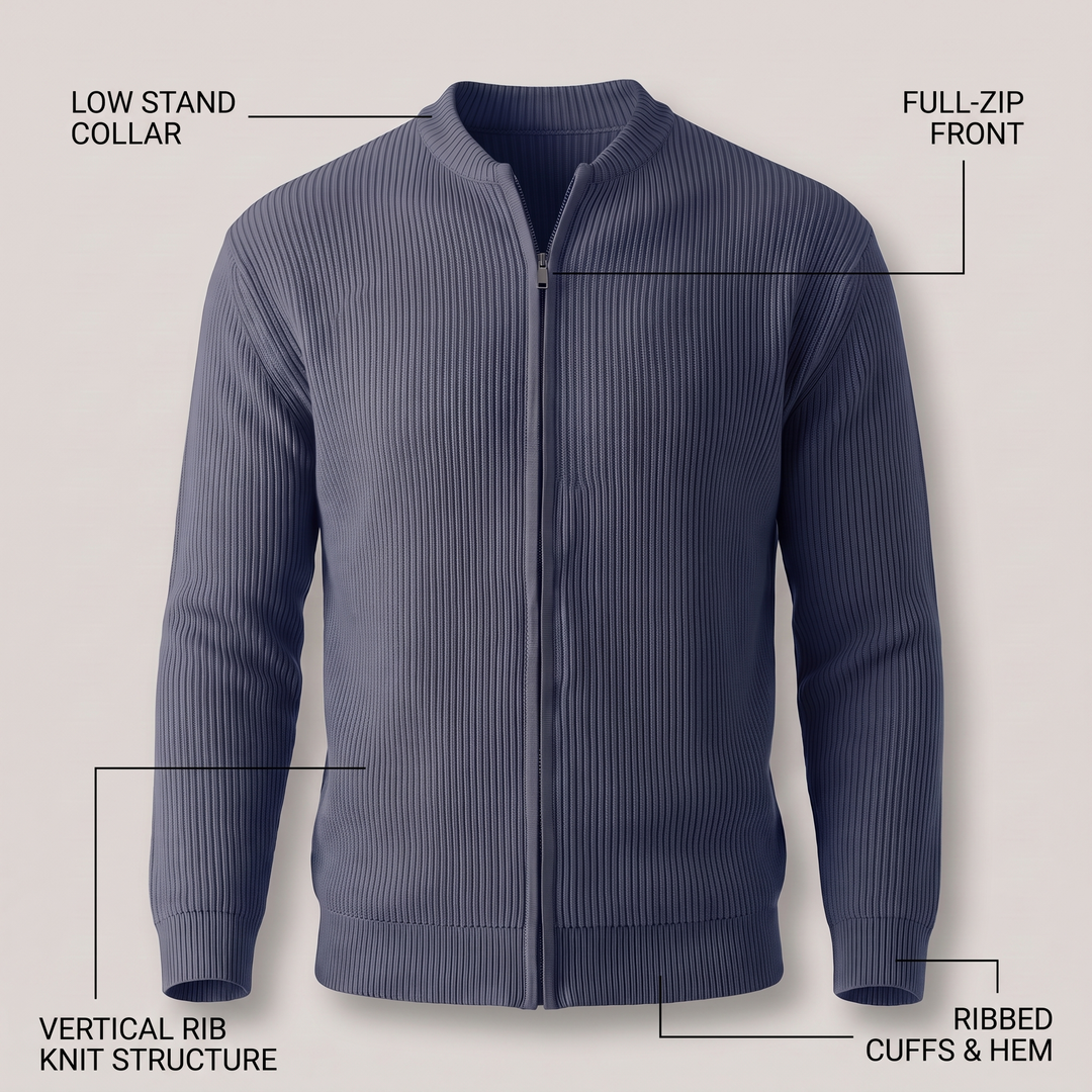 MODERN STICKAD JACKET I KULTURELLT SOCKER
