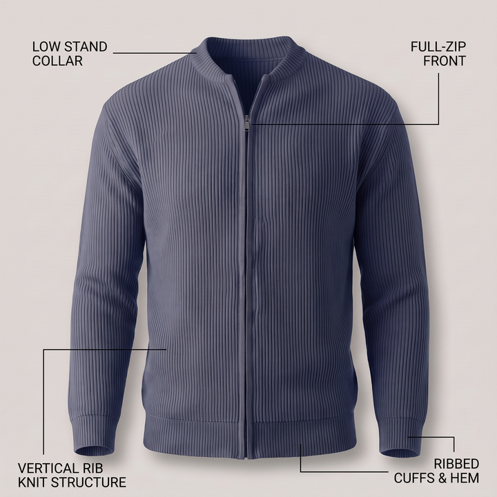 MODERN STICKAD JACKET I KULTURELLT SOCKER