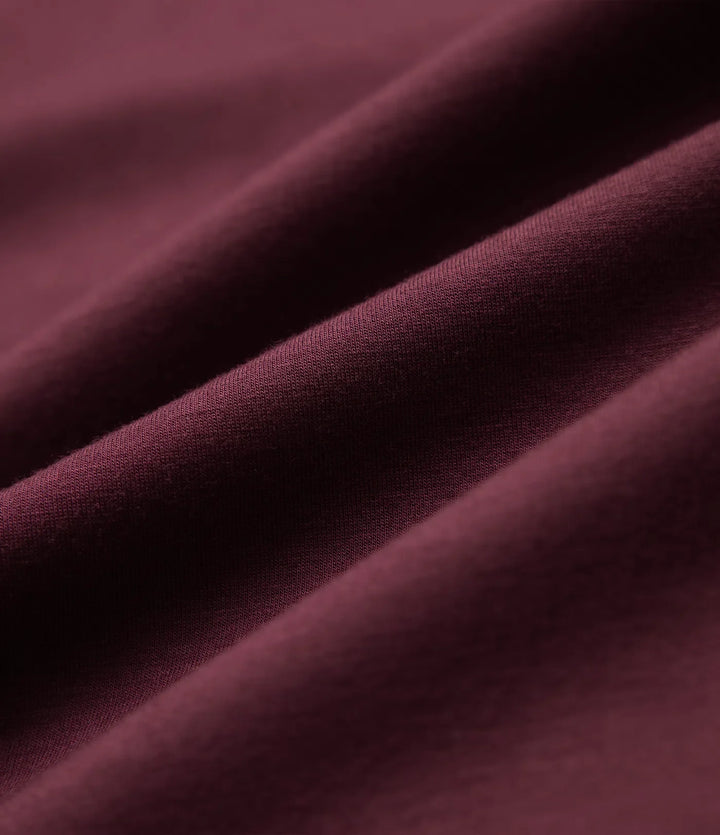 Rund hals långärmad hög-låg vardaglig sweatshirt