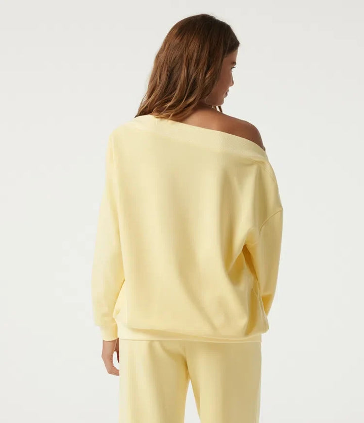 Långärmad vardaglig sweatshirt