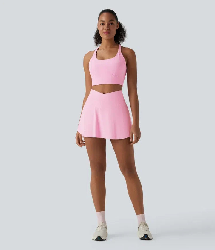 SoftlyZero Airy omlott magkontroll 2-i-1 InstantCool mini tenniskjol med fickor – Lucid