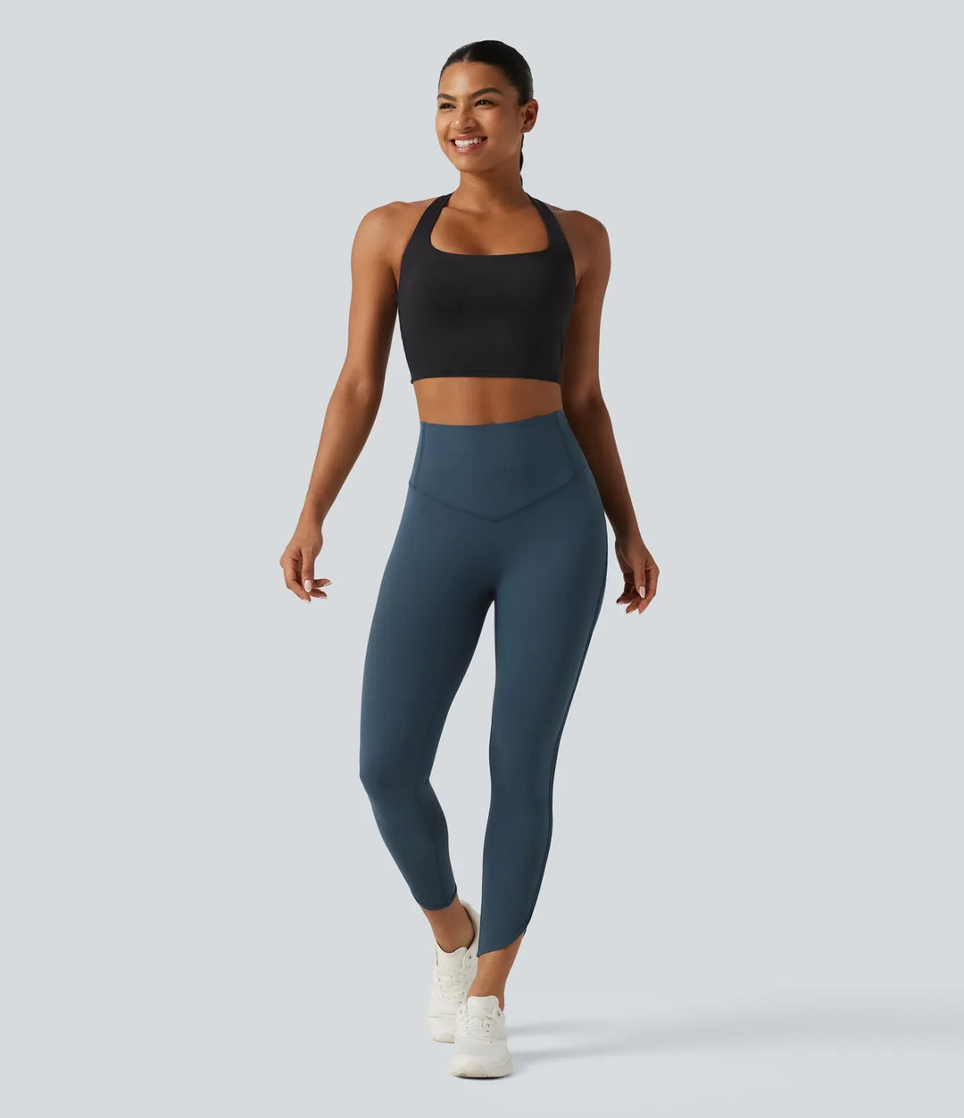 Lyckera UltraSculpt högmidjad magkontroll träningsleggings med fickor