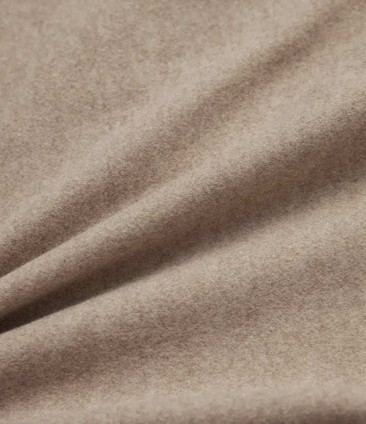 Långärmad fleece vardaglig jacka med fickor