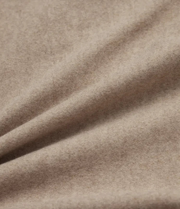 Långärmad fleece vardaglig jacka med fickor