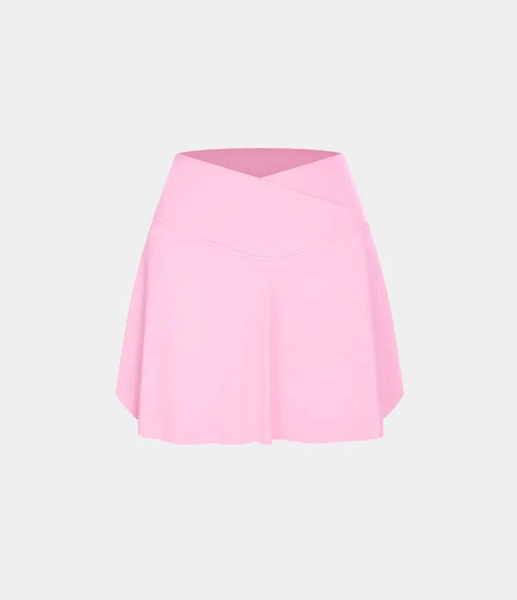 SoftlyZero luftig crossover ficka 2-i-1 InstantCool tenniskjol-lucid-längre längd