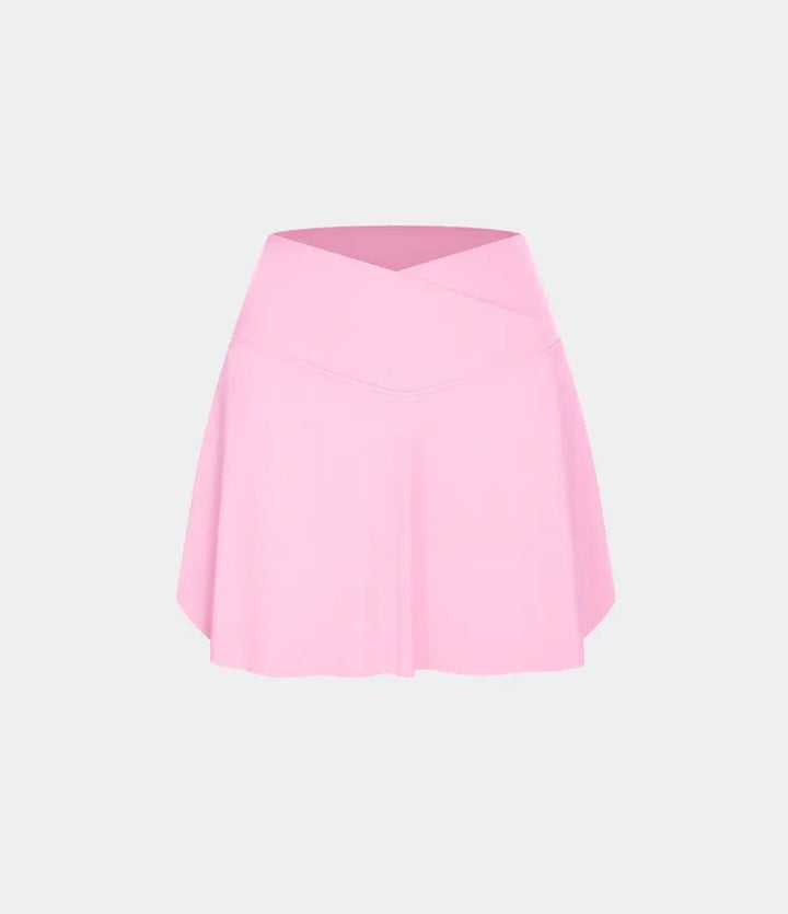 SoftlyZero luftig crossover ficka 2-i-1 InstantCool tenniskjol-lucid-längre längd