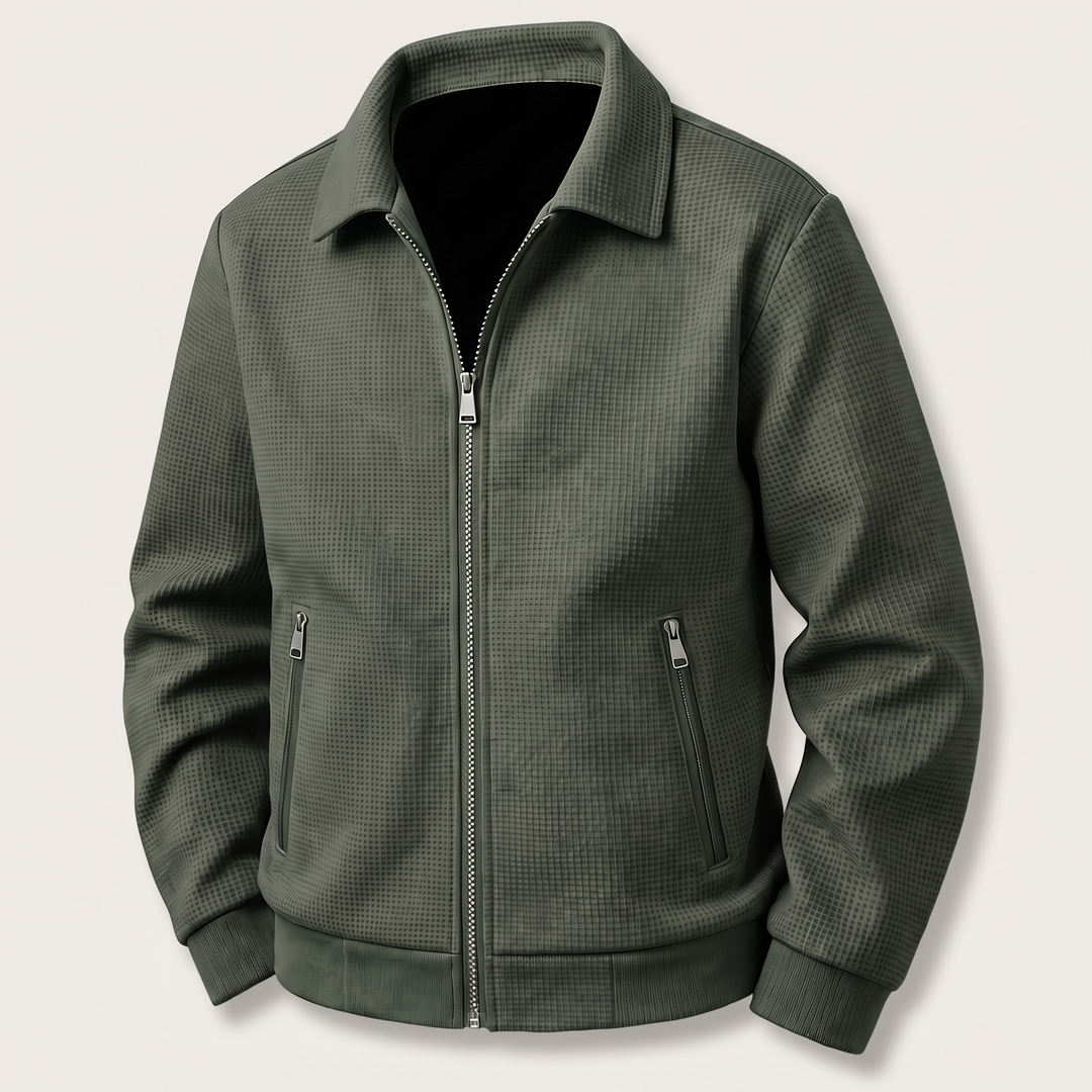 HARBOUR TEXTURERAD DRAGKEDJACKA