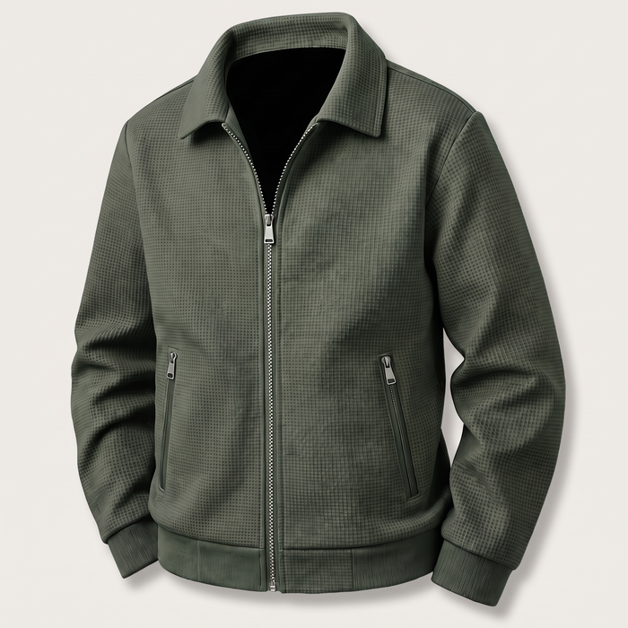 HARBOUR TEXTURERAD DRAGKEDJACKA