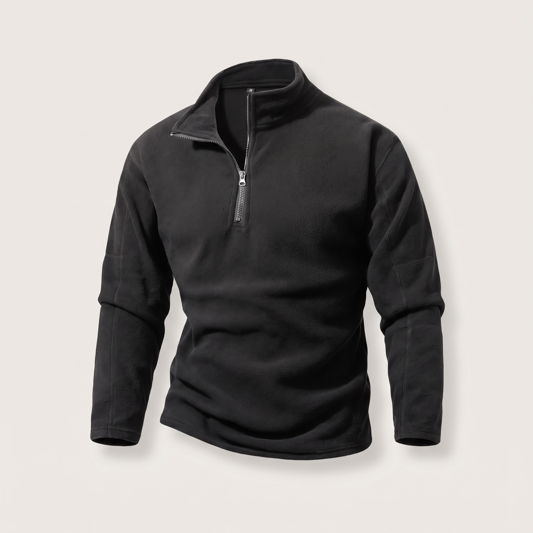 SMART STAND-COLAR SWEATSHIRT