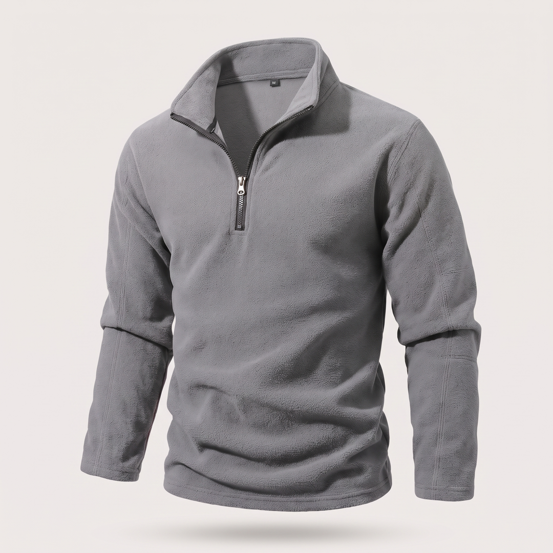 SMART STAND-COLAR SWEATSHIRT