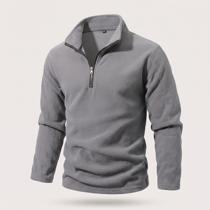 SMART STAND-COLAR SWEATSHIRT