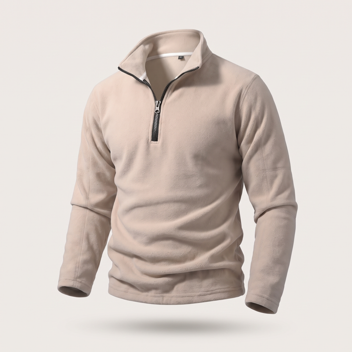 SMART STAND-COLAR SWEATSHIRT