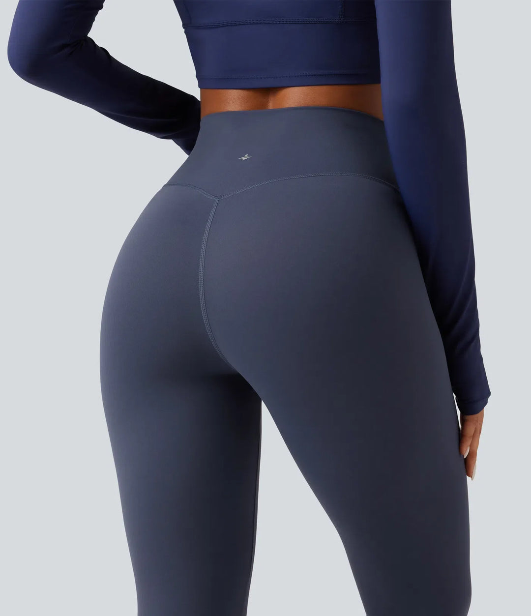 Halara UltraSculpt med hög midja rynklad yogaleggings