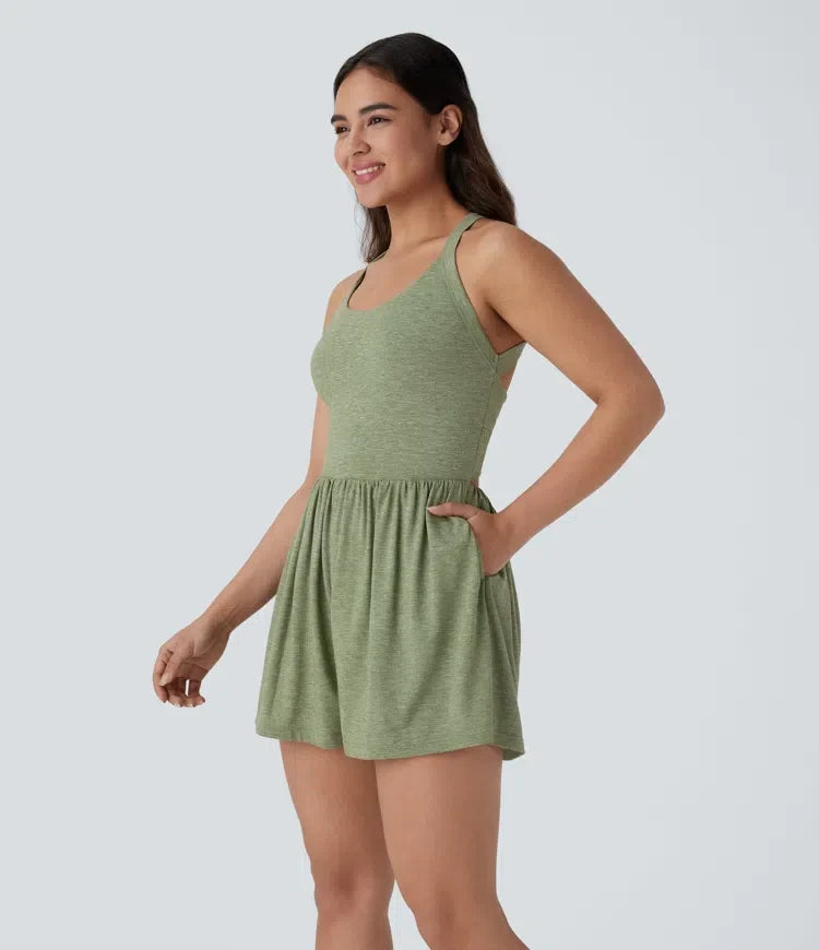 Ficka 2-i-1 playsuit – Easy Peezy-utgåva