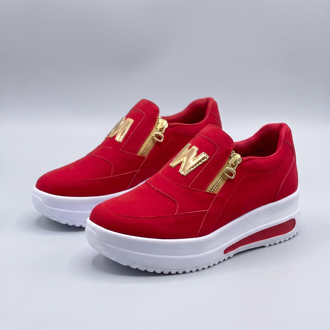 Vadderade slip-on-skor