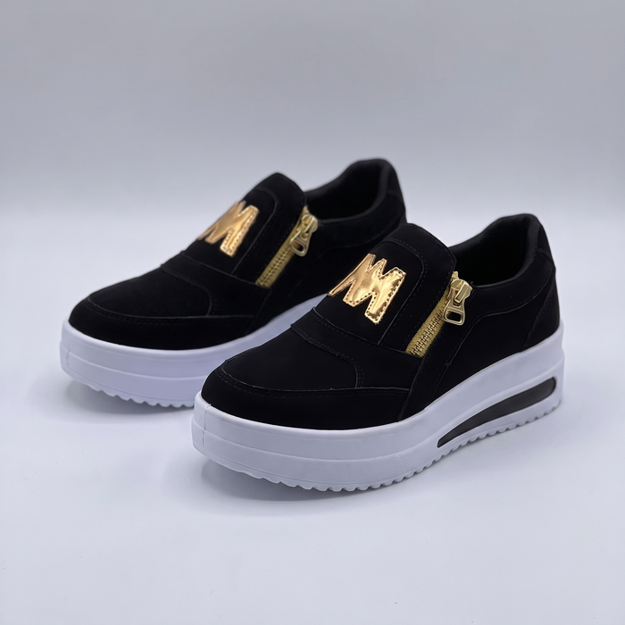 Vadderade slip-on-skor