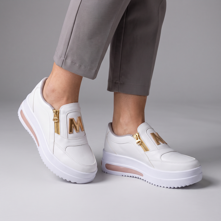 Vadderade slip-on-skor