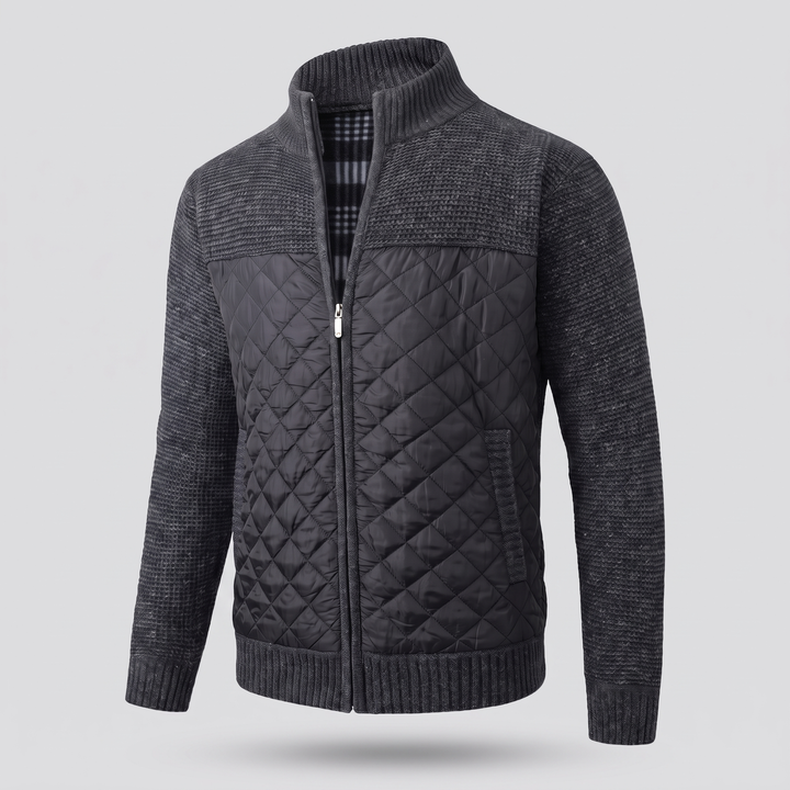 KLASSISK QUILTAD STICKAD JACKET