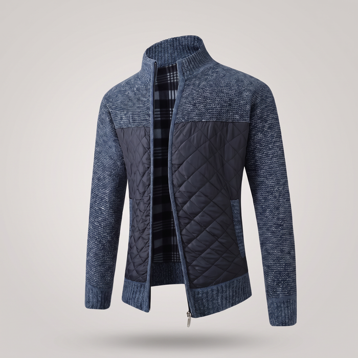 KLASSISK QUILTAD STICKAD JACKET